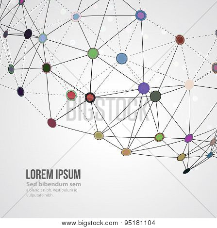 Molecule And Communication Background