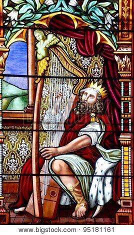 Stained glass window St. Andrew's Presbyterian Church