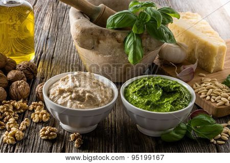 Typical Ligurian Sauce For Fresh Pasta