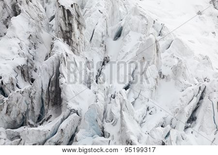 Volcán Cayambe, Glaciares
