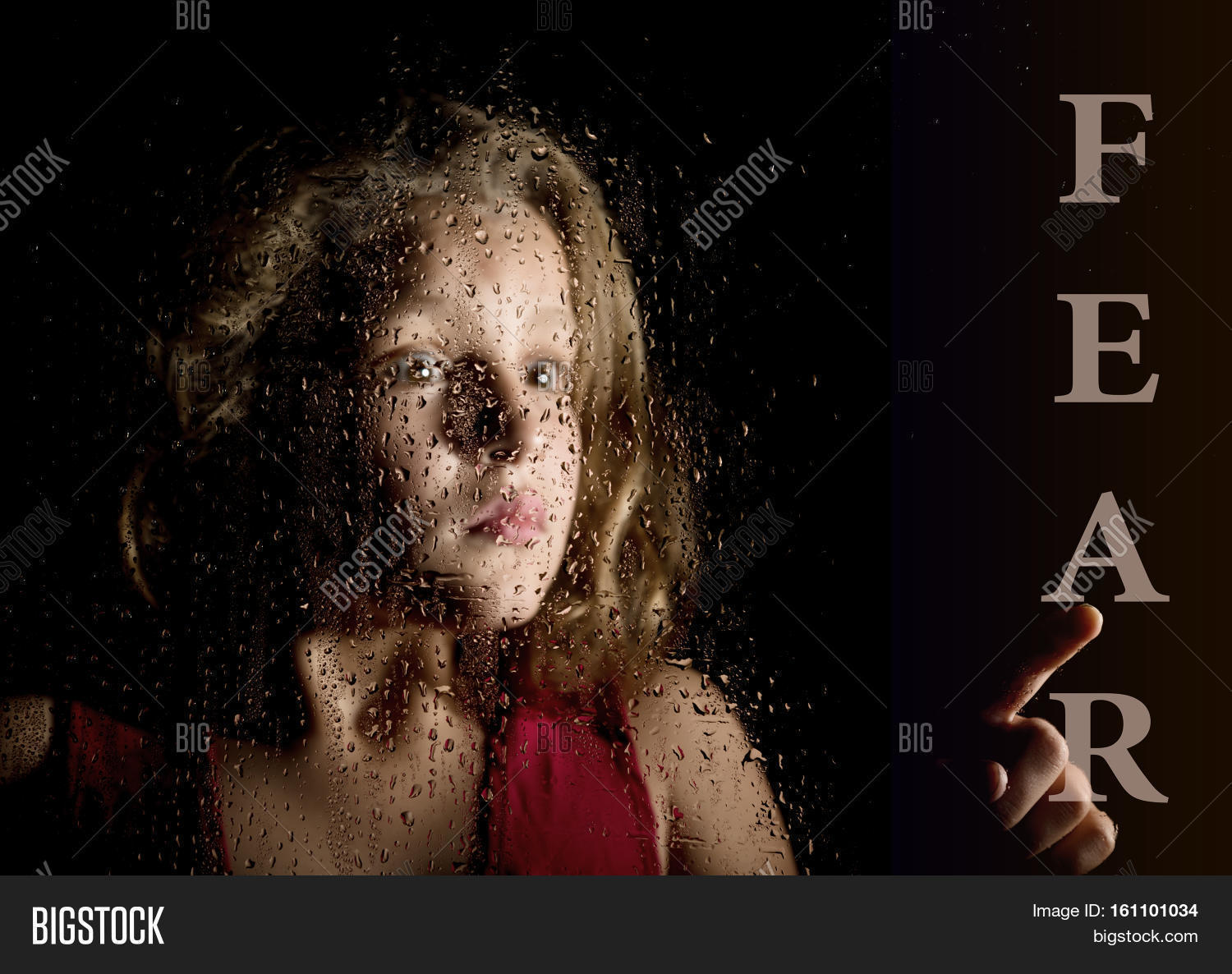 Fear written on image photo free trial bigstock