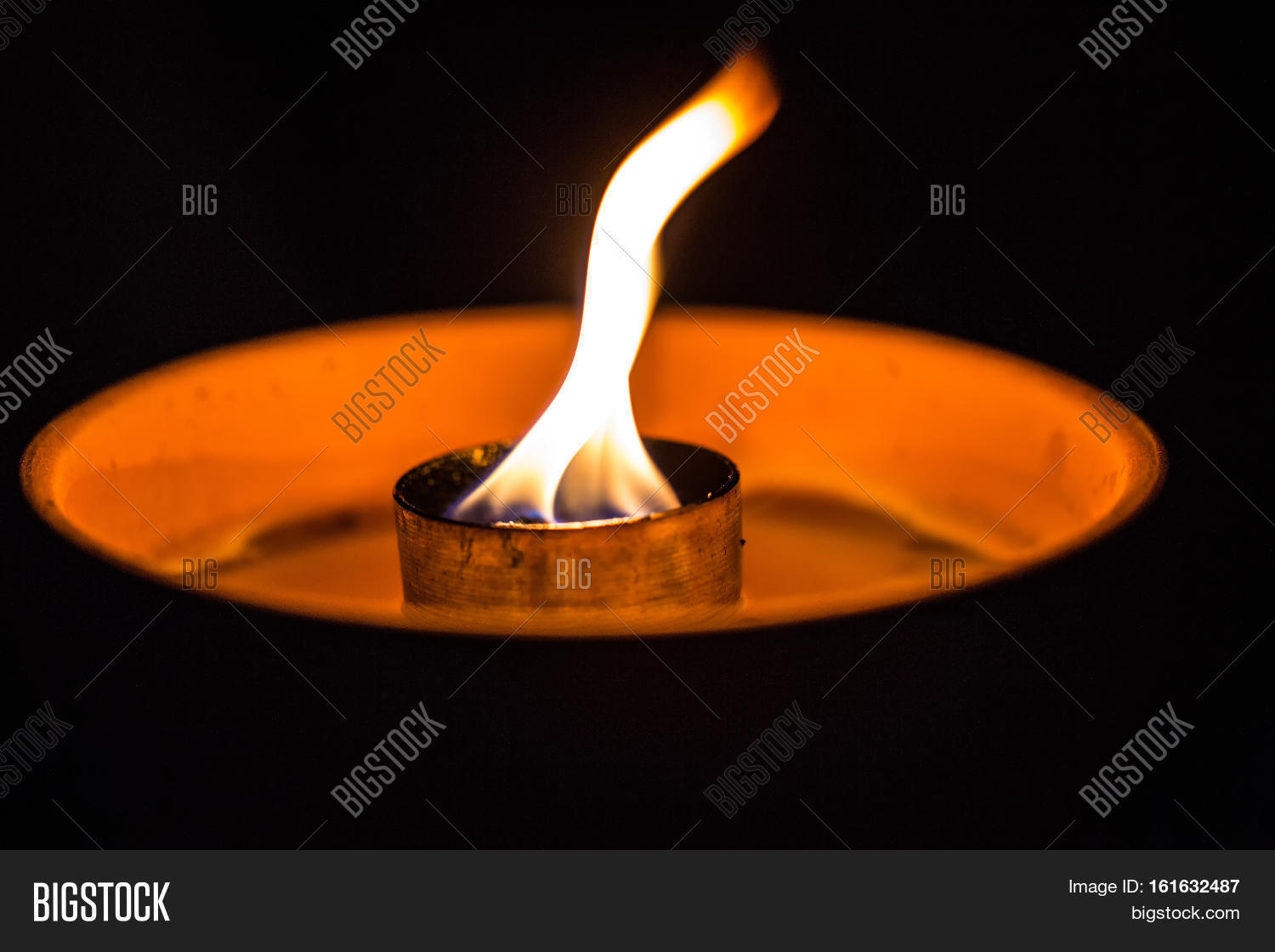 Candle Flickering Dark Image & Photo (Free Trial) Bigstock