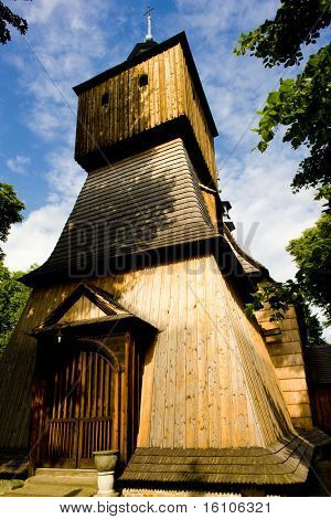 Dřevěný kostel, Blizne, Polsko