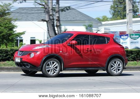 CHIANG MAI THAILAND - OCTOBER 31 2016: Private car Nissan Juke. On road no.1001 8 km from Chiangmai city.