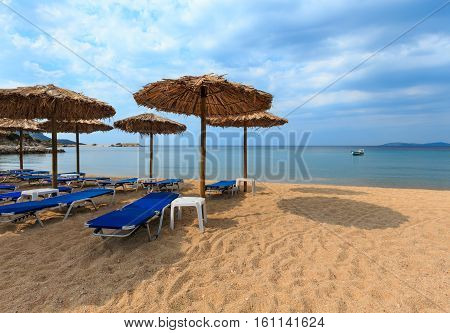 Summer Morning Beach (chalkidiki, Greece).