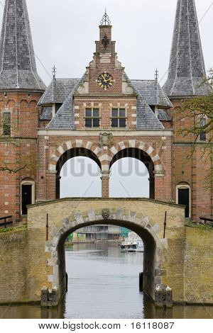 Waterpoort van Sneek (น้ำประตู), Sneek, Friesland เนเธอร์แลนด์