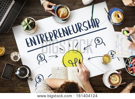 Entrepreneurship Tycoon Small Business Enterprise Concept