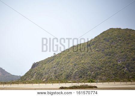 Desert With Mountains