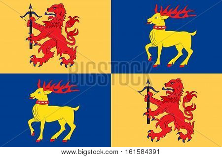 Flag of Kalmar County is a county or län in southern Sweden.