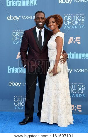 LOS ANGELES - DEC 11:  Sterling K Brown, Ryan Michelle Bathe at the 22nd Annual Critics' Choice Awards at Barker Hanger on December 11, 2016 in Santa Monica, CA