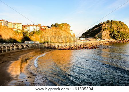 Town Of Getaria Basque Country Spain