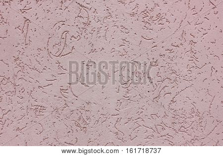 pink plaster with grooves abstract texture background