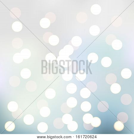 Vector sparkling bokeh illustration. Beautiful background for your design. EPS10