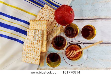 Jewish Holiday Matzoh Passover Bread Torah
