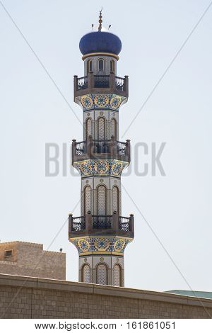 Sultan Qabus said fort fortress tower in Oman salalah 