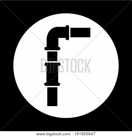 an images of Or pictogram pipe icon illustration design