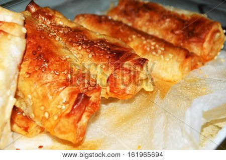 Home-made cigarette burgers and new börek pictures