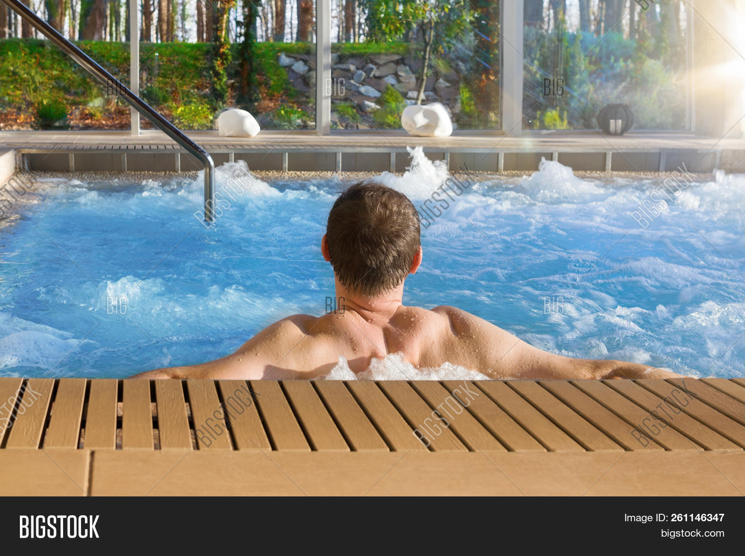 Handsome Man Hot Tub Image & Photo (Free Trial) Bigstock