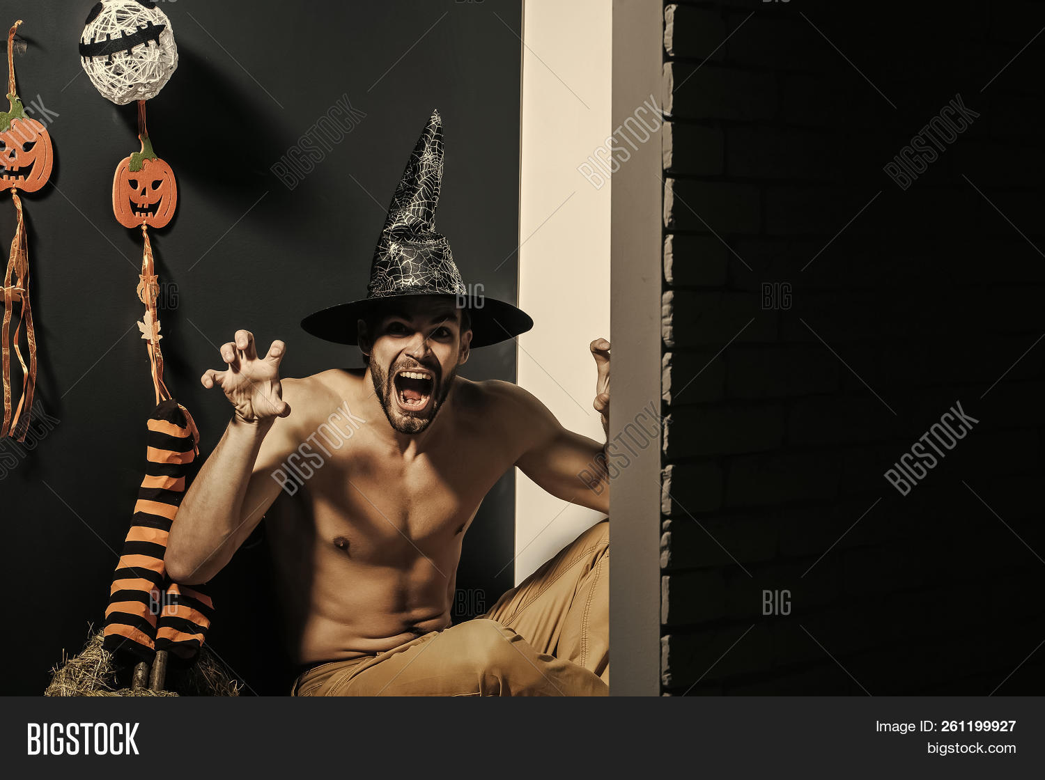 Halloween Man Witch Image & Photo (Free Trial) Bigstock