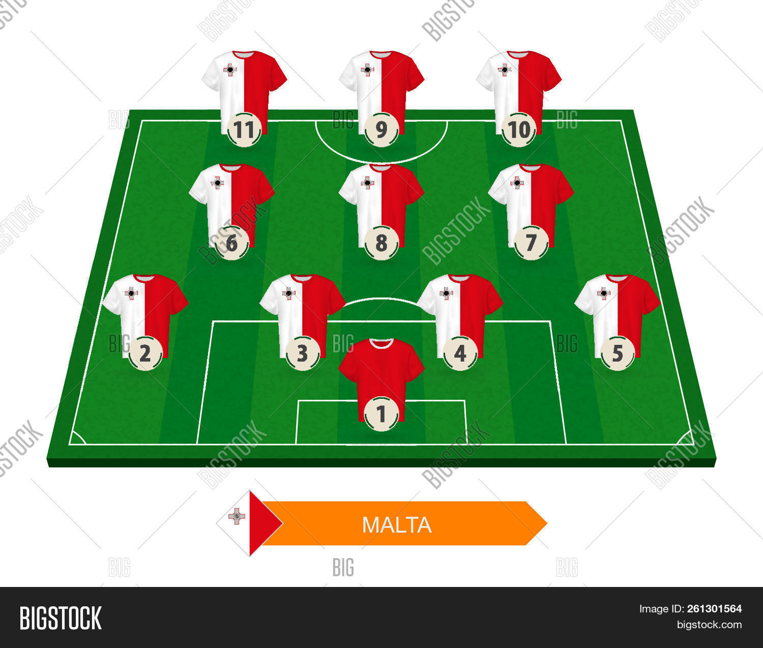 Malta Football Team Vector & Photo (Free Trial) Bigstock