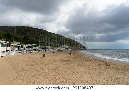 Las Casetas Del Garraf In Sitges, Barcelona, Catalonia.