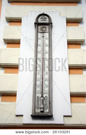 Celcius termometresi duvar