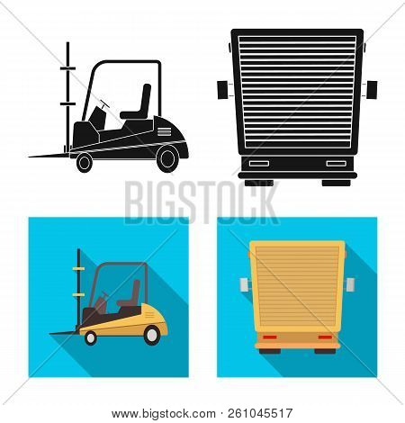 Isolated Object Of Goods And Cargo Icon. Set Of Goods And Warehouse Vector Icon For Stock.