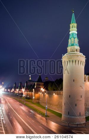  Moskva. Kreml om natten