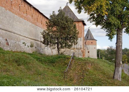   Travel in Russia. Zaraisk. Kremlin. Tower