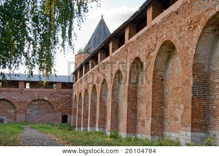 Travel in Russia. Zaraisk. Kremlin. Tower