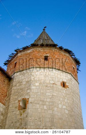 Travel in Russia. Zaraisk. Kremlin. Tower