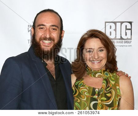 LOS ANGELES - SEP 27:  Michael Mike Canon, Nadja Hoyer-Booth at the Catalina Film Festival - Thursday at the Art Theater on September 27, 2018 in Long Beach, CA