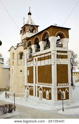 Spaso - Evfimevsky klášter (Spasitel Klášter St. Euthymius). Zlatý prsten z Ruska. Suzdal
