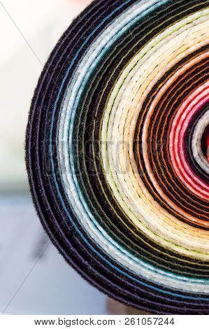 Catalog Of Multicolored Imitation Leather From Matting Fabric Texture Background, Leatherette Fabric