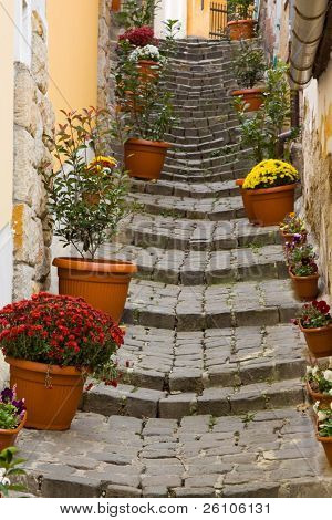 Escadas bonitas, Szentendre, Hungria