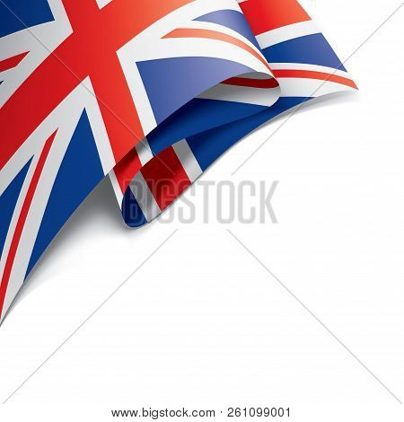 United Kingdom Flag, Vector Illustration On A White Background