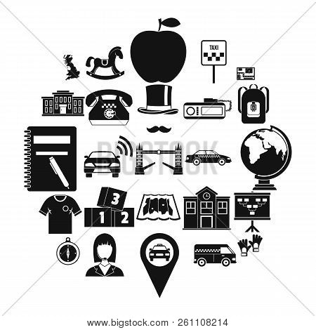 Autobus Icons Set. Simple Set Of 25 Autobus Vector Icons For Web Isolated On White Background