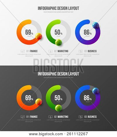 Marketing Analytics Presentation Vector Illustration Template Bundle. Company Business Data Report R