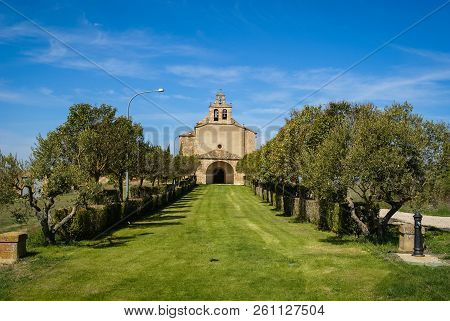 Medieval Castle In Almenar, Soria, Castilla Y Leon, Spain
