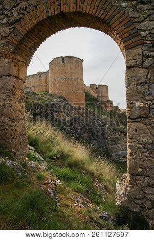 Medieval Castle In Berlanga Del Duero, Soria, Castilla Y Leon, Spain