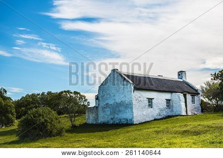 Cute Cape Dutch Architectural Home In Rural South Africa.