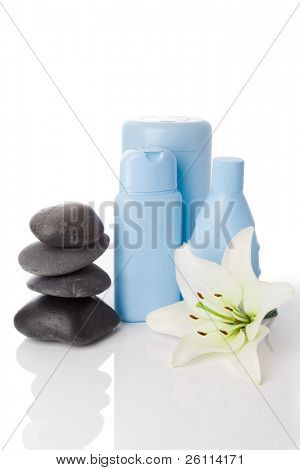 水疗服务对象和花卉技术揭密莉莉白上