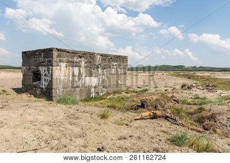 Bunker From Ii World War At The Bledowska Desert (poland)