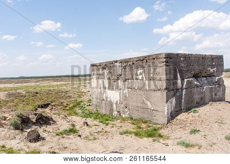 Bunker From Ii World War At The Bledowska Desert (poland)