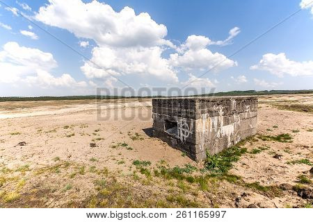 Bunker From Ii World War At The Bledowska Desert (poland)
