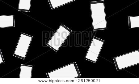 Texture, Seamless Pattern Of Modern Trendy Beautiful Glossy Expensive Smart Realistic Isometric Surr