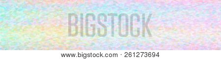 Illustration Of Creamy Impressionist Pointlilism Background, Abstract Paint