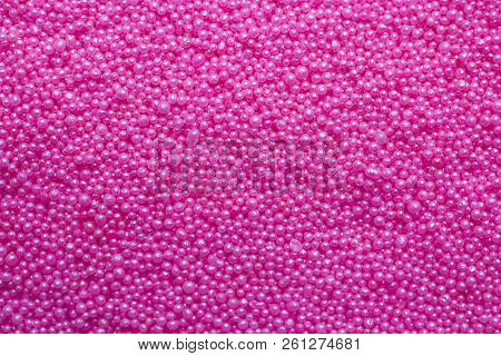 Background Pink Beads, Background Sequin. Pink Beads Factories, Glitter Surfactant.