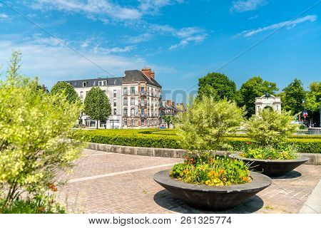 Chatelet Square In Chartres, The Eure-et-loir Department Of France