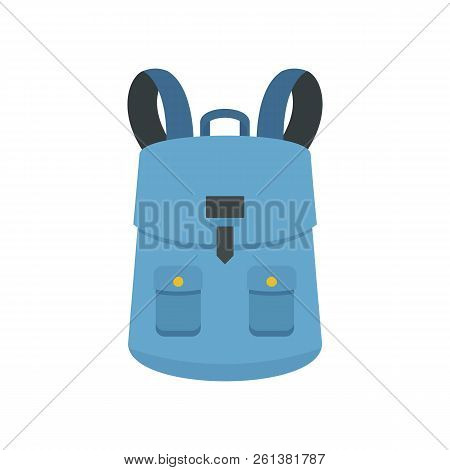 Haversack Icon. Flat Illustration Of Haversack Icon For Web Design
